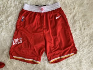 NBA Houston Rockets 2019 shorts Rouge